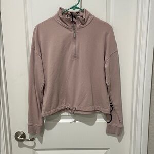 Calvin Klein Performance Dusty Pink Quarter-Zip Hoodie